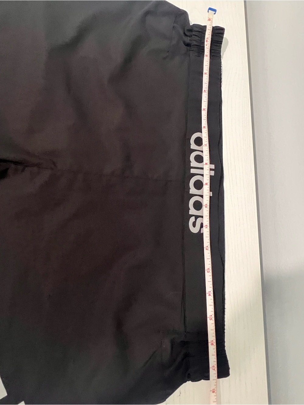 adidas Black Shorts with White Logo Accent - Picture 5 of 9